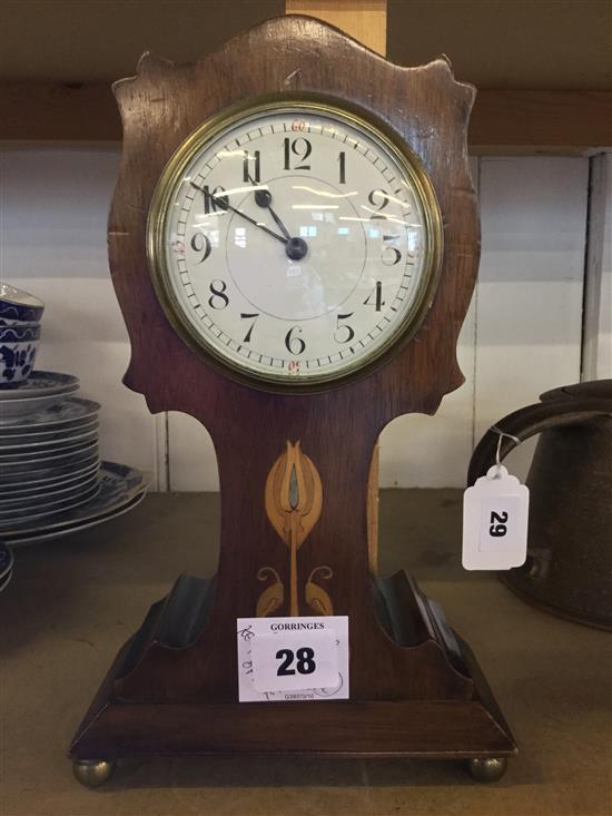 Art Nouveau mantel clock(-)